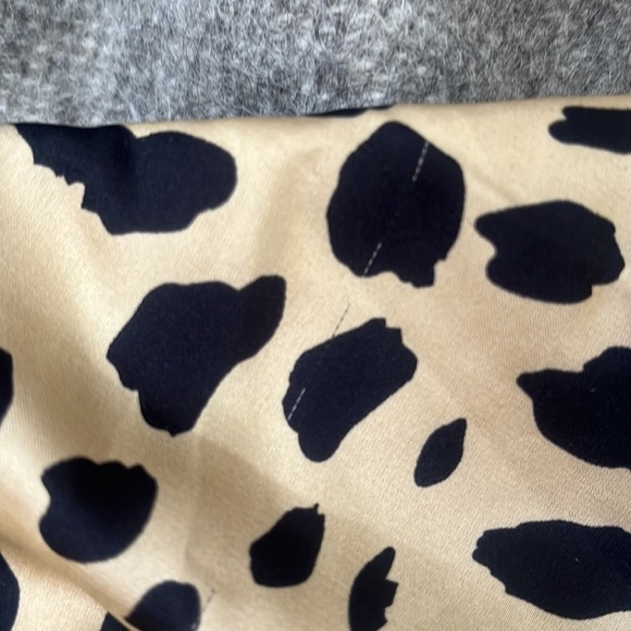WD.NY animal print satin midi skirt. Sz Medium - Picture 5 of 7